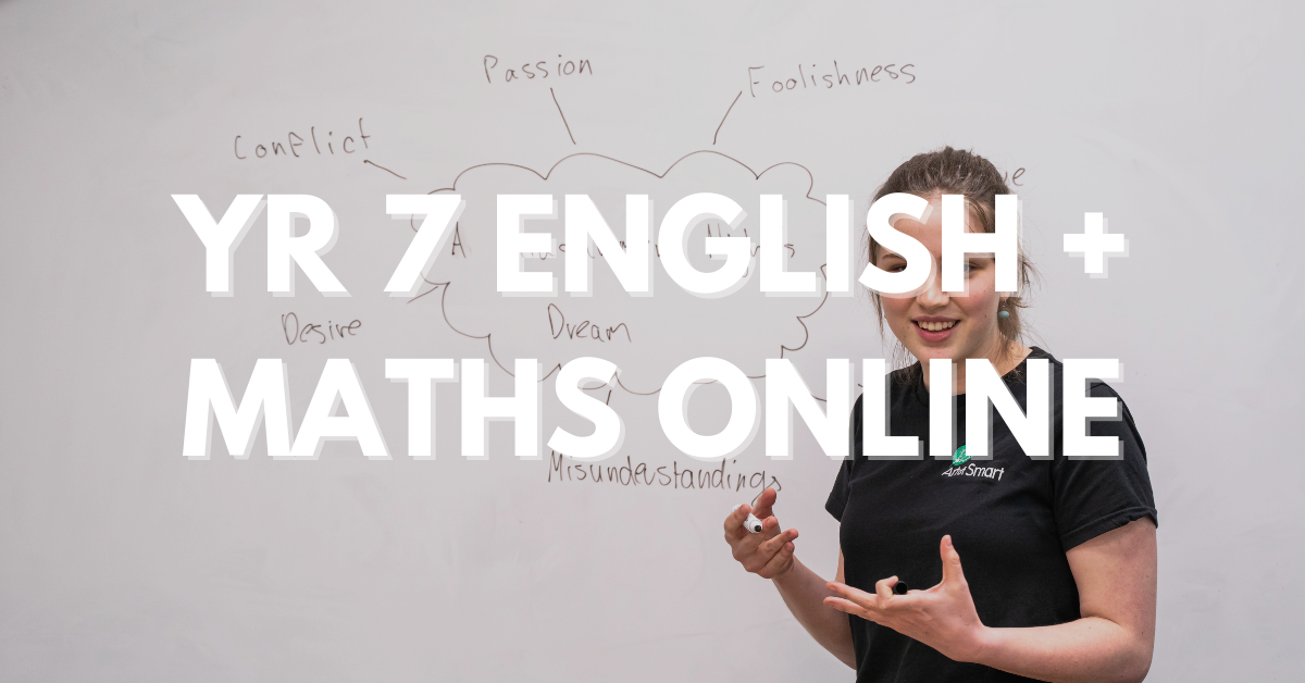 Year 7 English + Maths Online