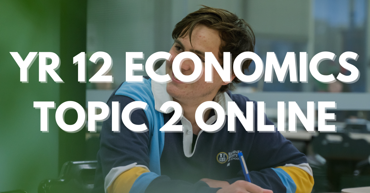 YR 12 ECONOMICS TOPIC 2 ONLINE